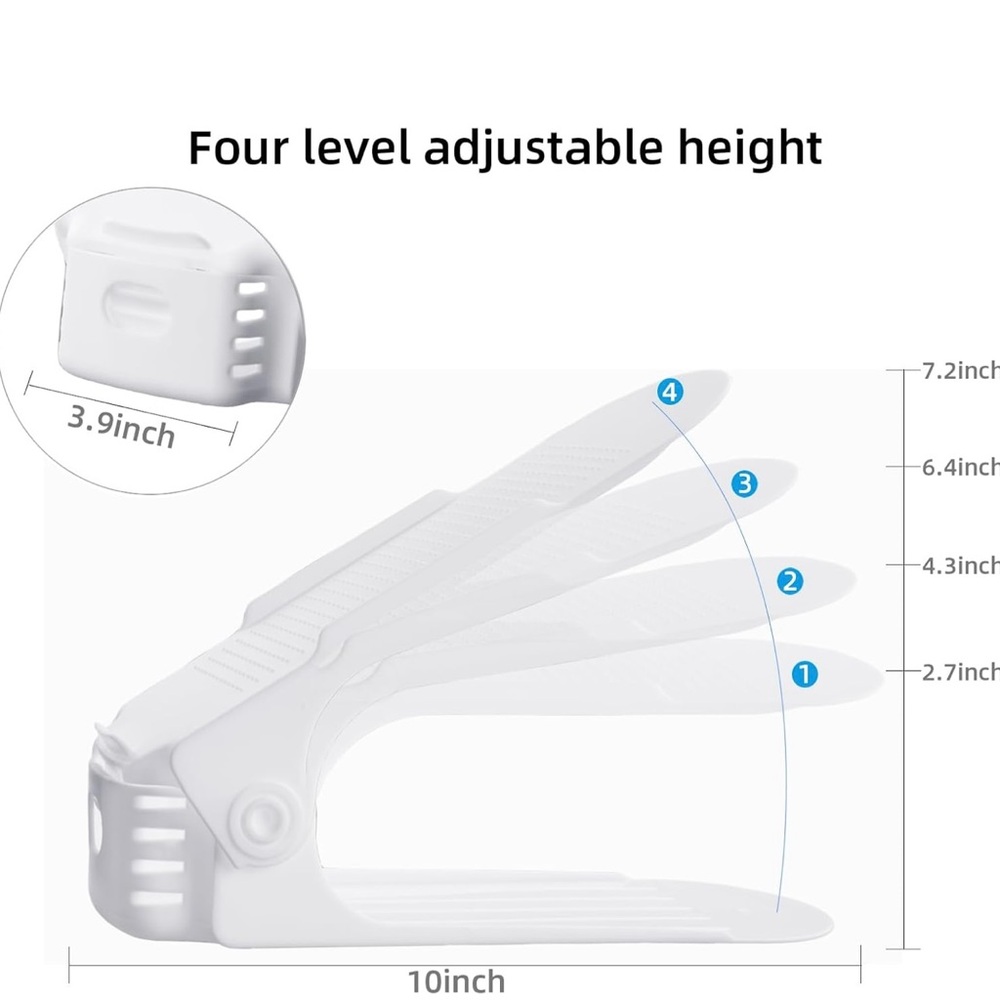 🏷️ Clearance White Shoe Organizer - Picture 5 of 6